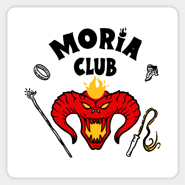 MORIA CLUB Sticker by blairjcampbell